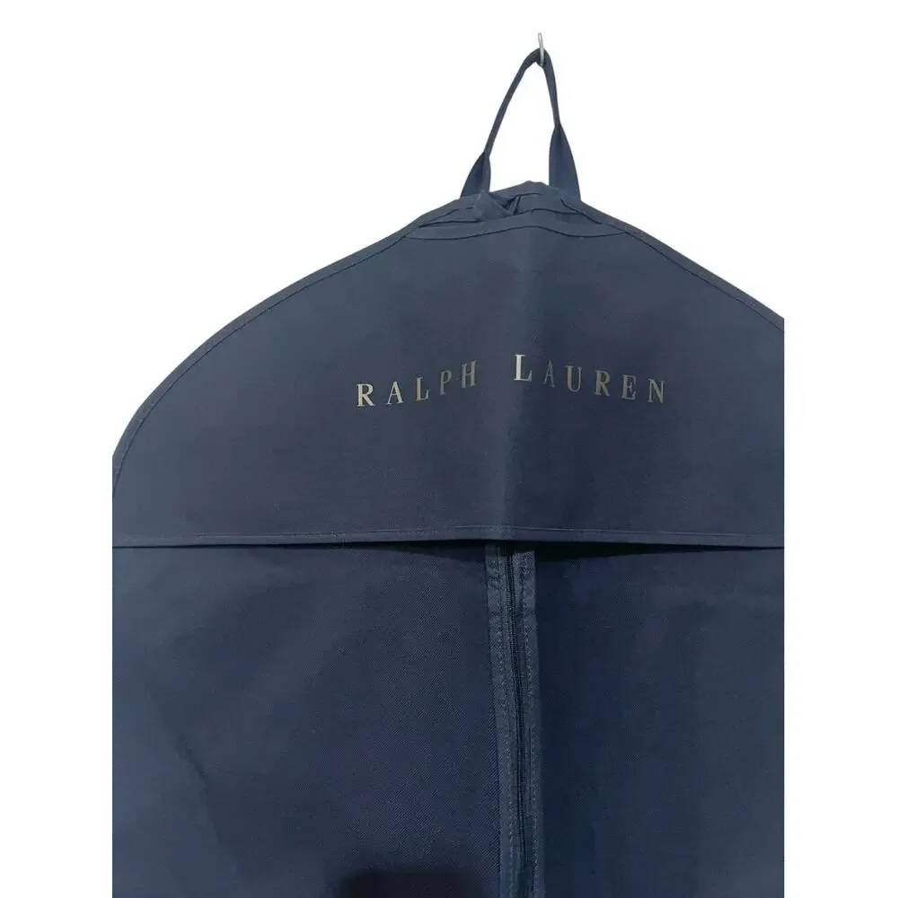 Ralph Lauren Dark Blue Garment Bag Hanging Travel Suit Cover 24